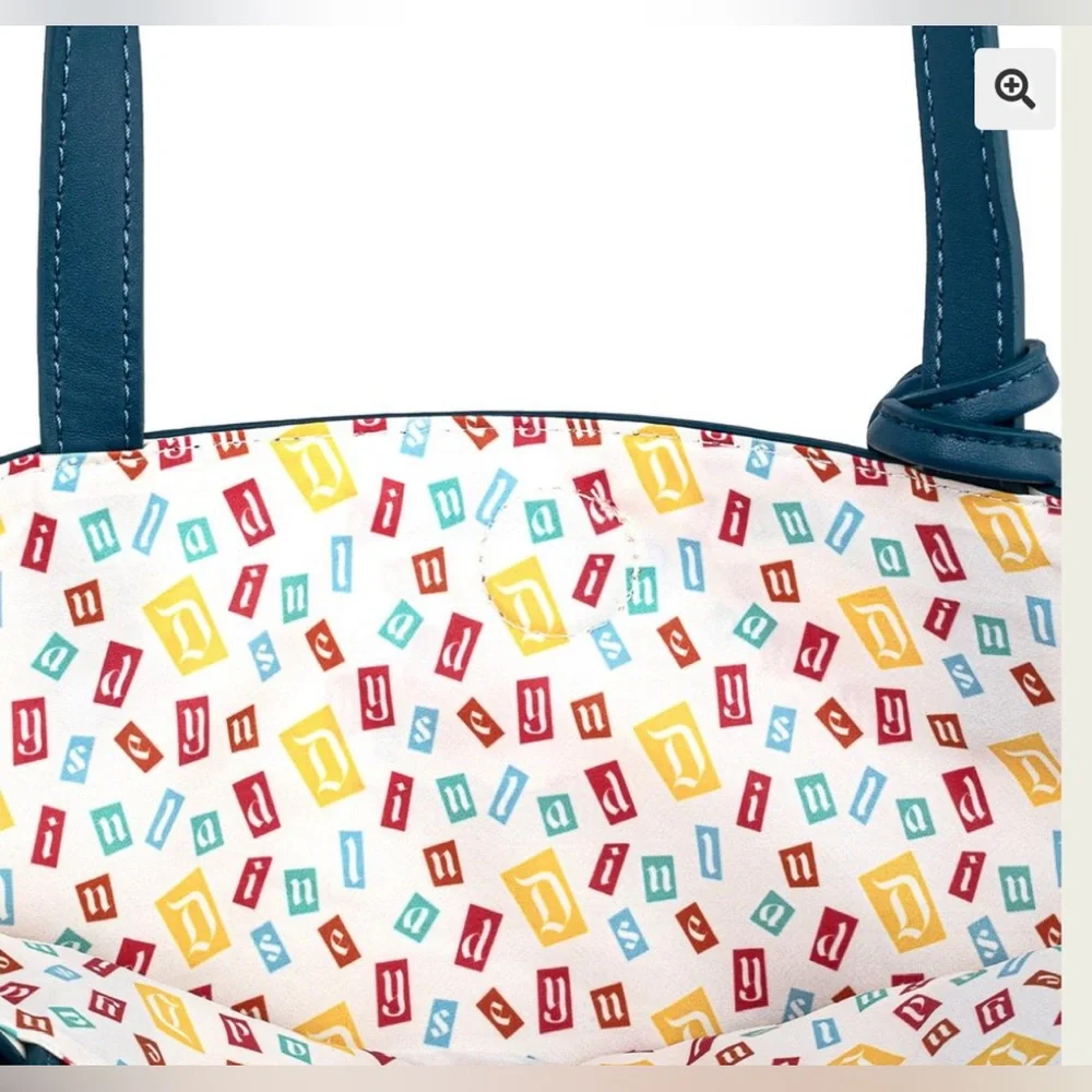 LoungeFly Disneyland 65th Anniversary Tote - Picture 5 of 10
